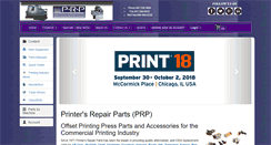 Desktop Screenshot of printersrepairparts.com